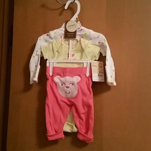 Carter's 3 pc newborn layette set