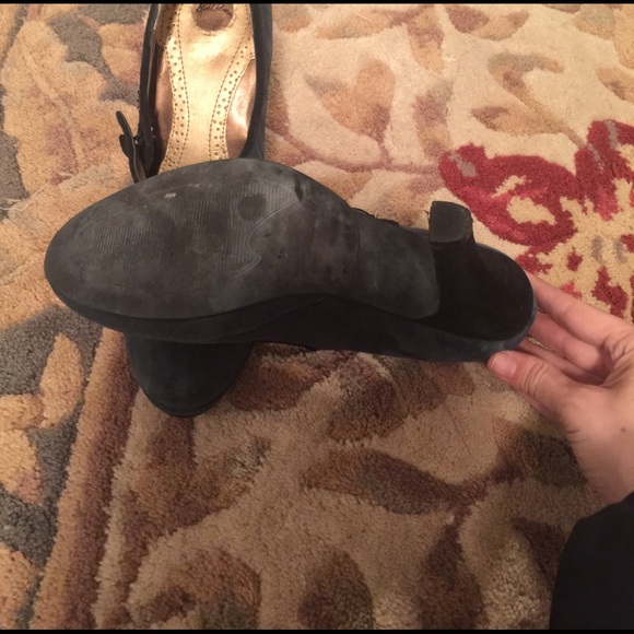 Navy &SlateBlue SAM EDELMAN Embellished Mary Janes - Picture 3 of 4