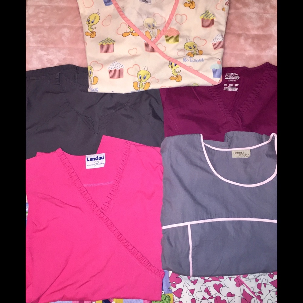 X-L Scrub Tops for @robinl1976