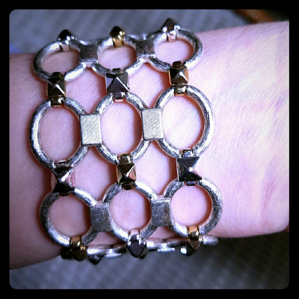 Stella & Dot Marnie silver bracelet