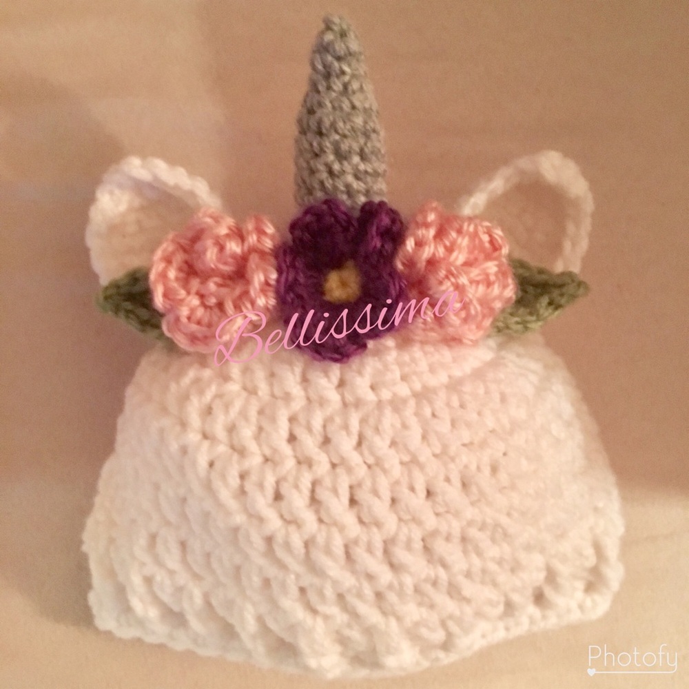Handmade unicorn hat