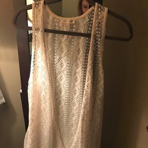 Long lace vest