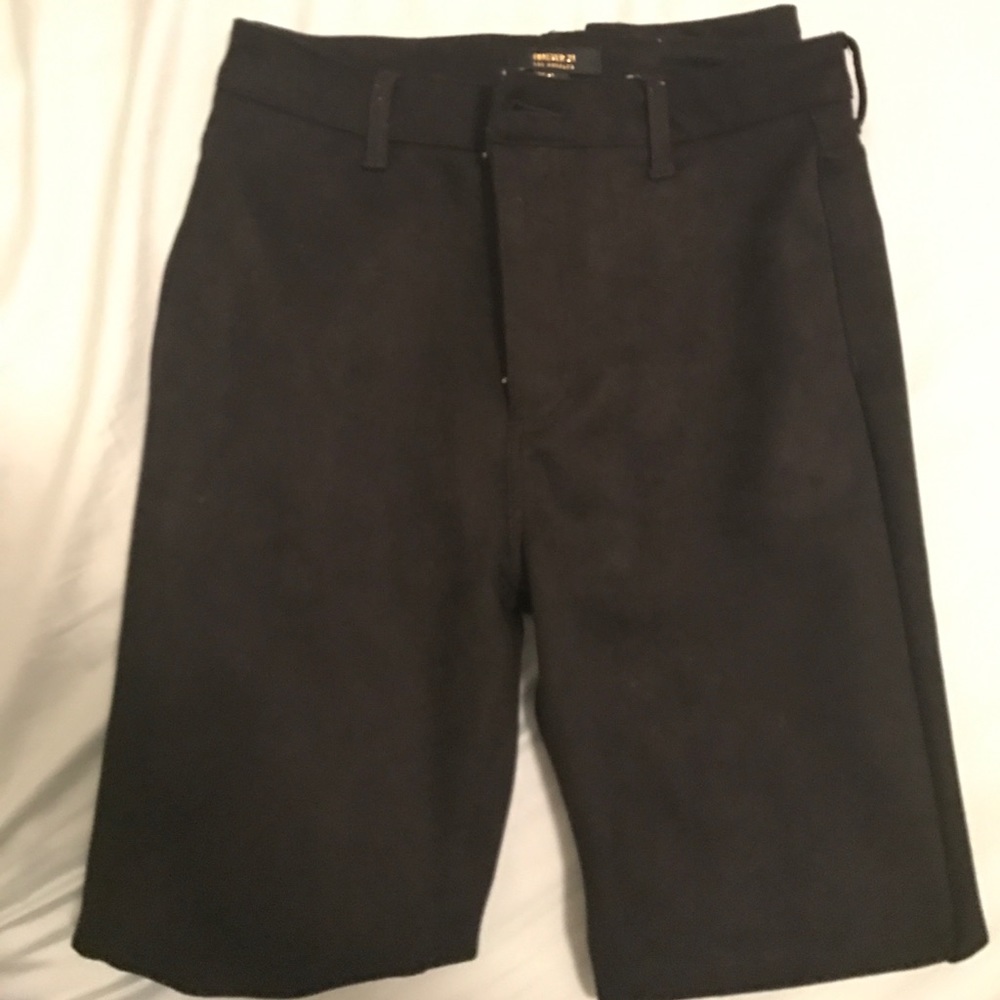 Black suede jeggings