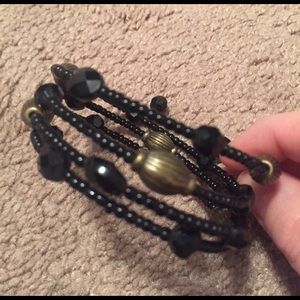 Black and gold bracelet