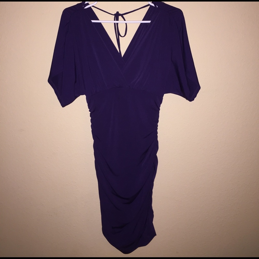 Sexy purple dress