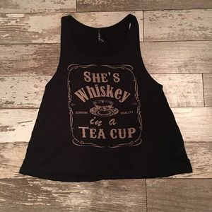 Whiskey in a teacup tank