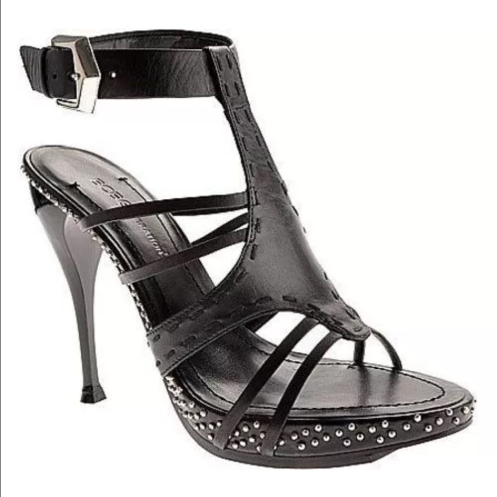 BCBG Studded Strappy Heels Sandals