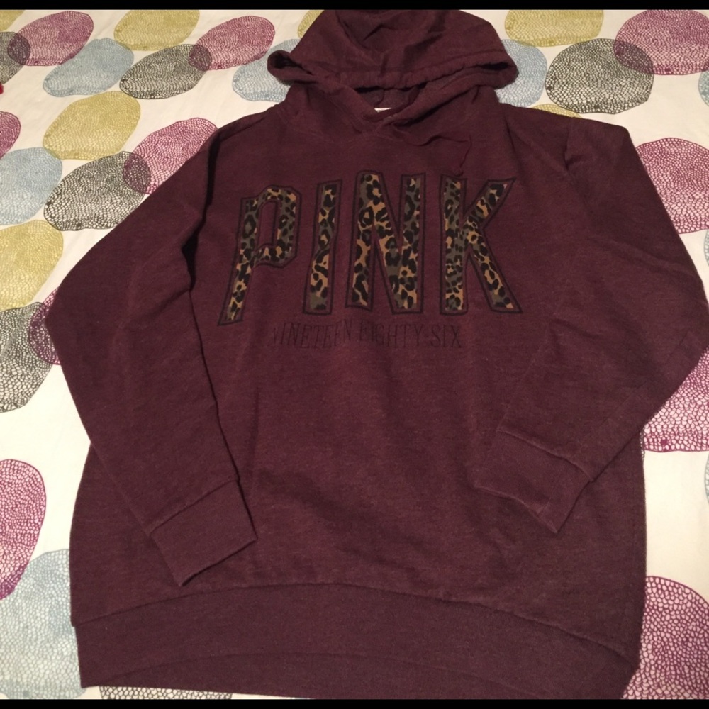PINK Victoria's Secret Cheetah Hoodie