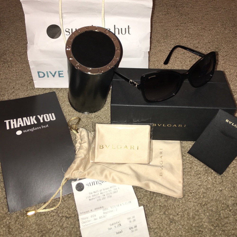 BVLGARI brand SUNGLASSES