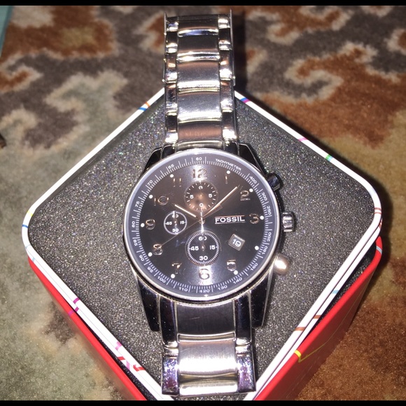 Fossil Arkitekt Chronograph Black Dial Watchh - Picture 2 of 2