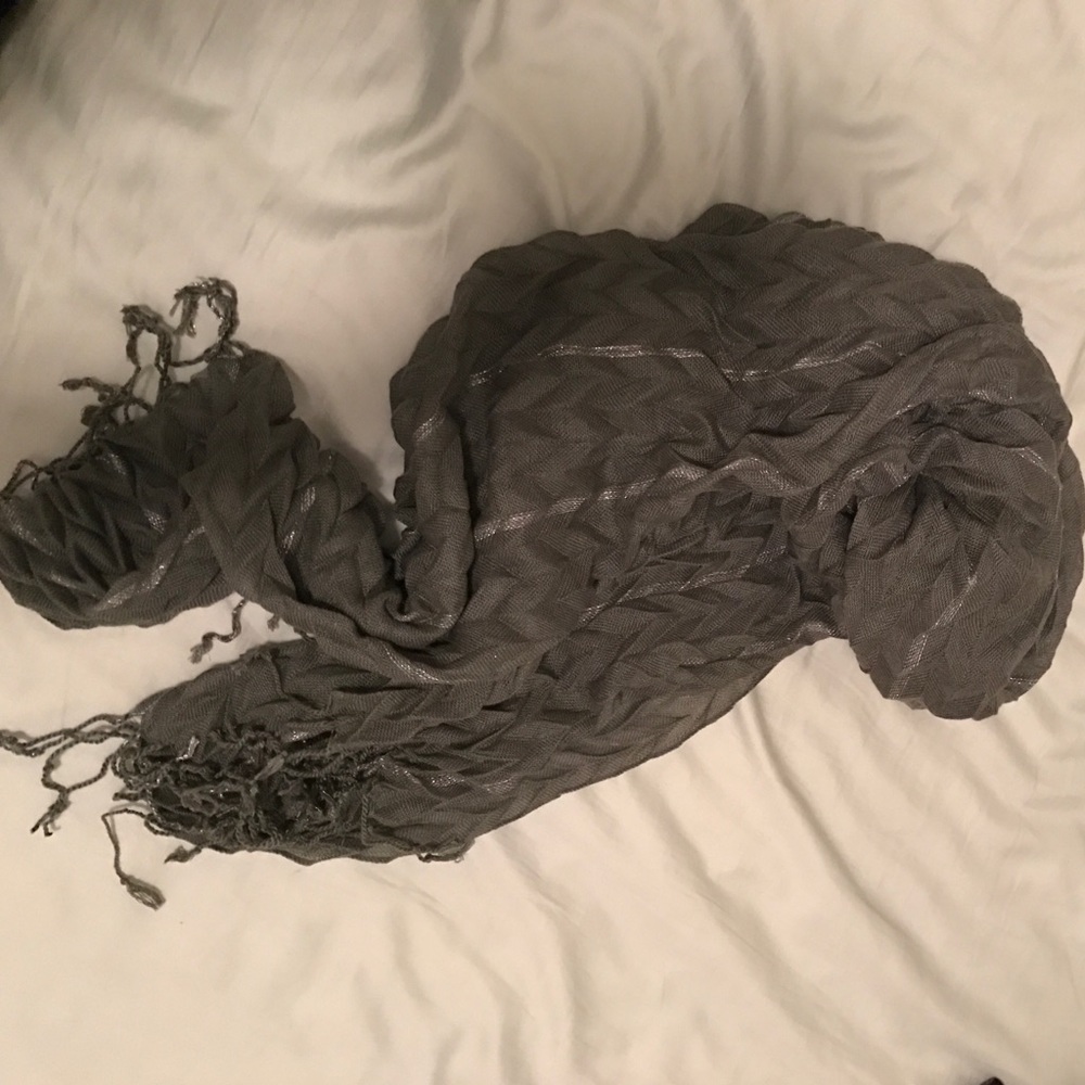 Gray Charming Charlie scarf