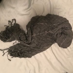 Gray Charming Charlie scarf