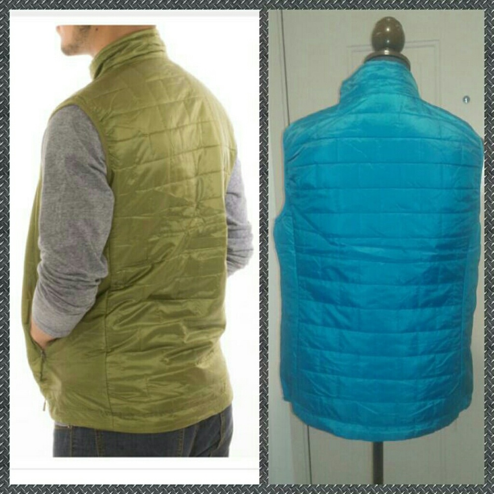 Blue Quilted Puffer Water Repellent Packable Vest - Picture 2 of 4