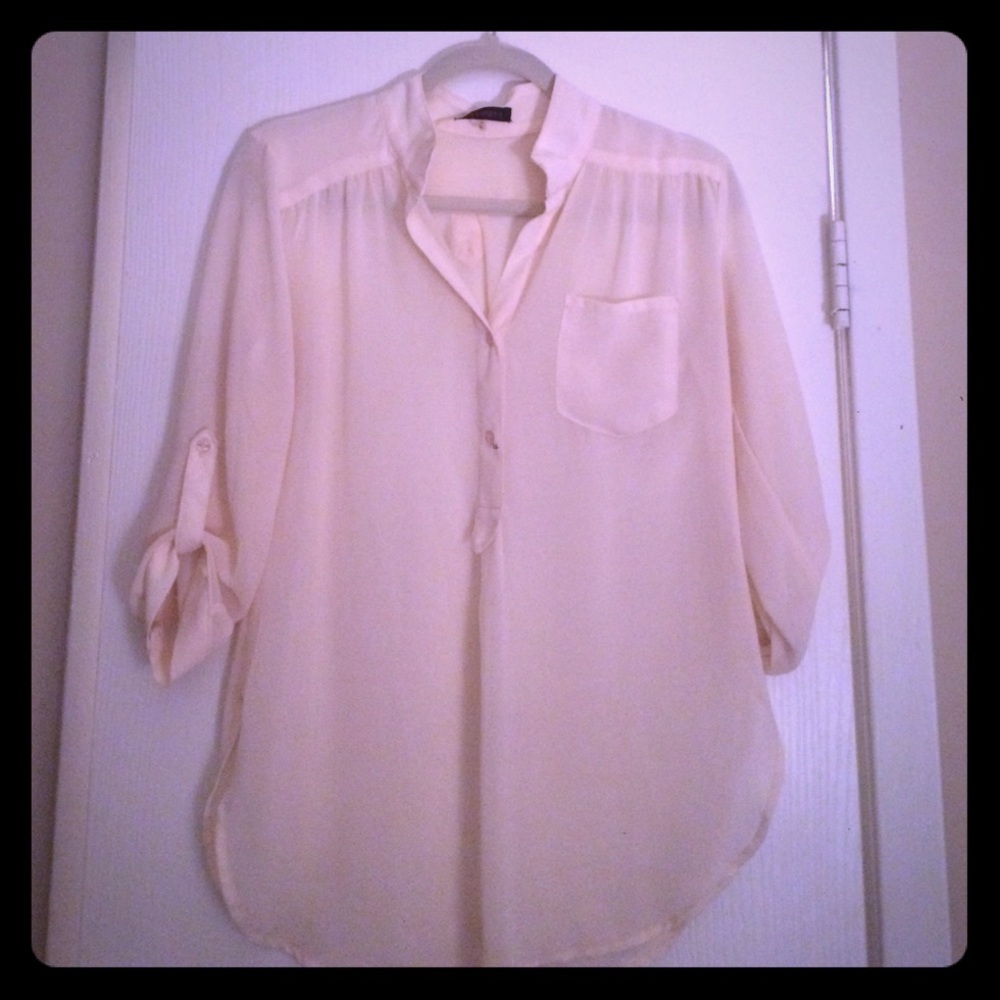 Cream Blouse