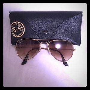 Gold Frame Ray-Bans