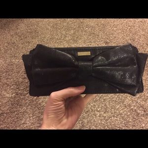 Black Kate Spade clutch