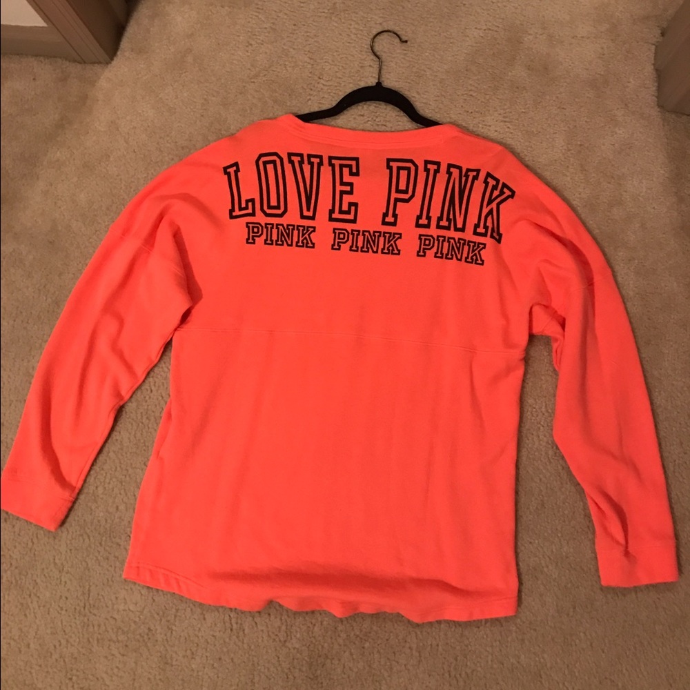 Pink thin sweatshirt