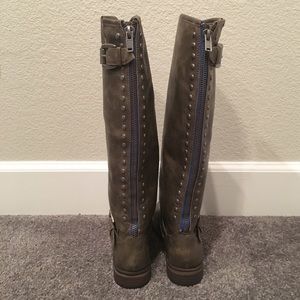 Candie's Grayish-Brown Knee-High Boots