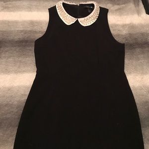 Pearl Neckline Sleeves Dress