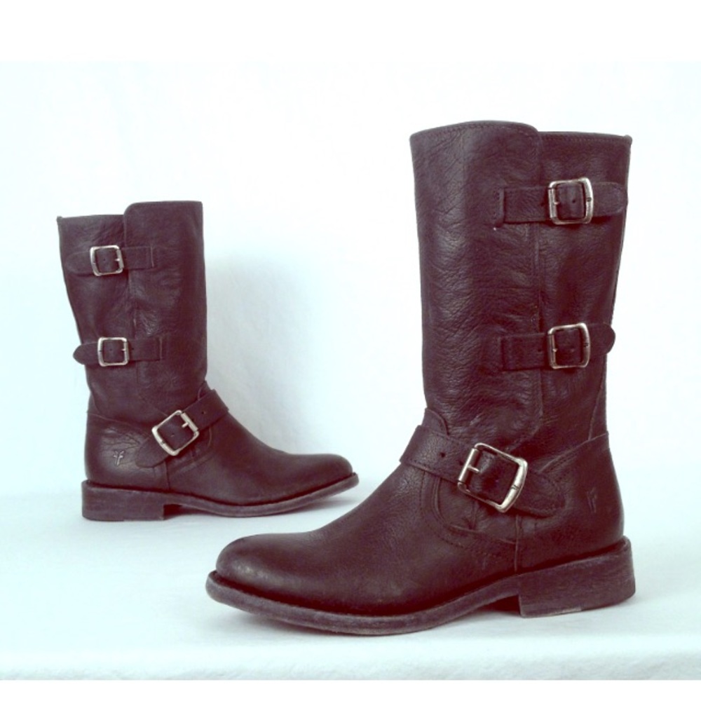 SOLD!! FRYE MOTO BOOTS