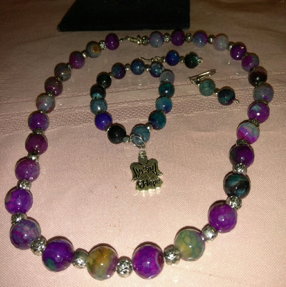Jewelry - Set of semi precious stone