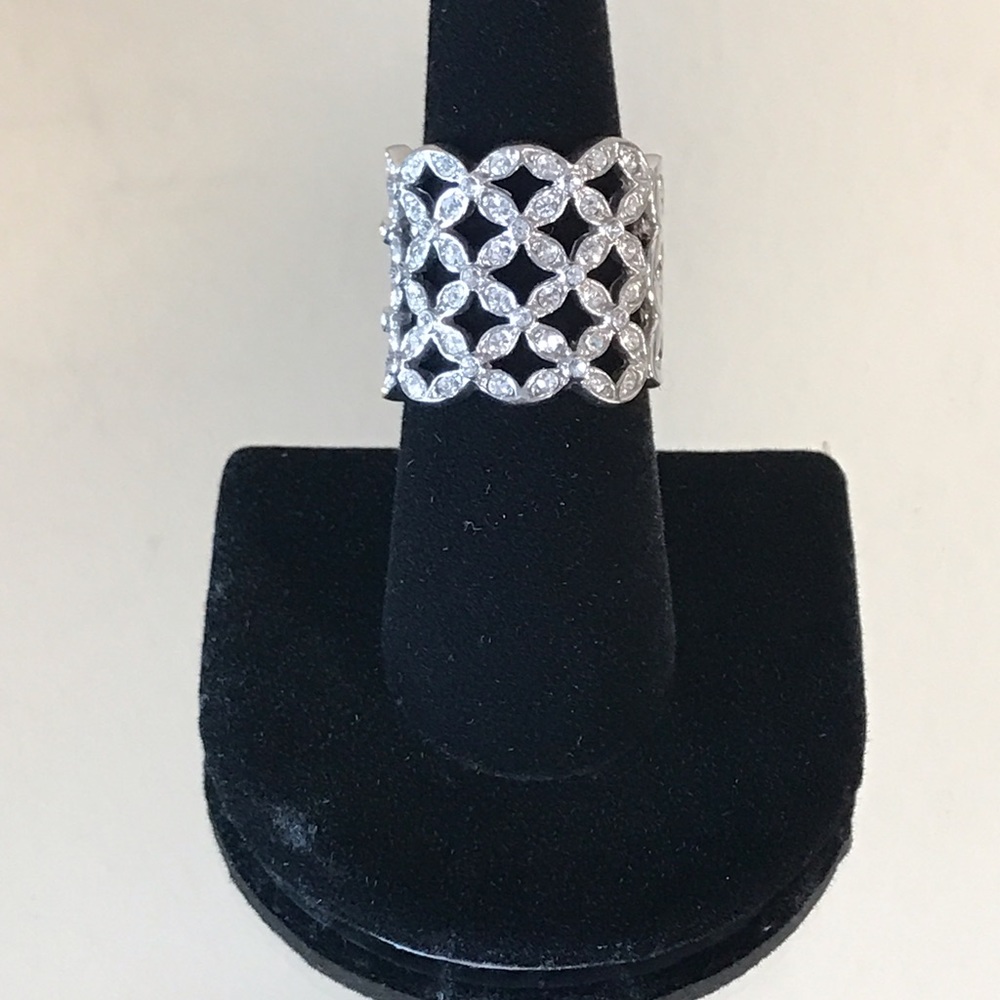 Gold plated CZ ring
