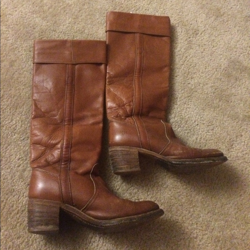 Brown Frye boots
