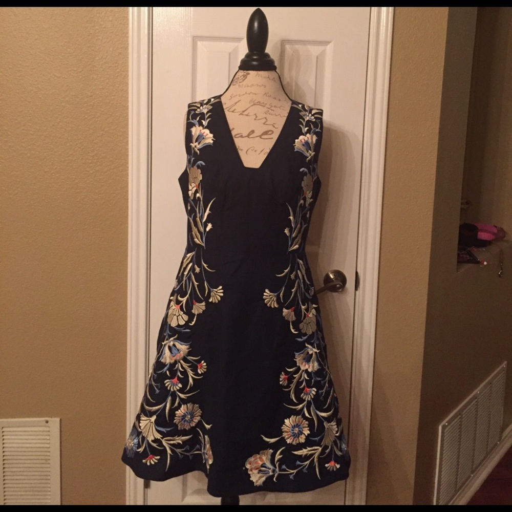 Floral Embroidered Dress