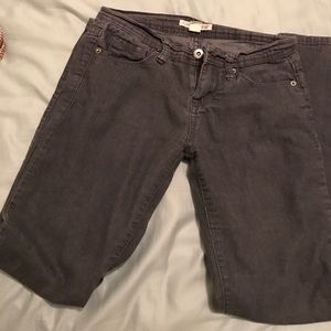Gray forever 21 skinny ankle jean