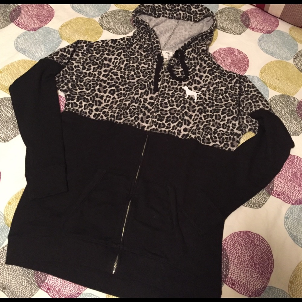 PINK Victoria's Secret Cheetah Hoodie