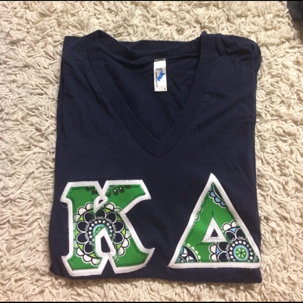 Dark Navy Kappa Delta Stitch