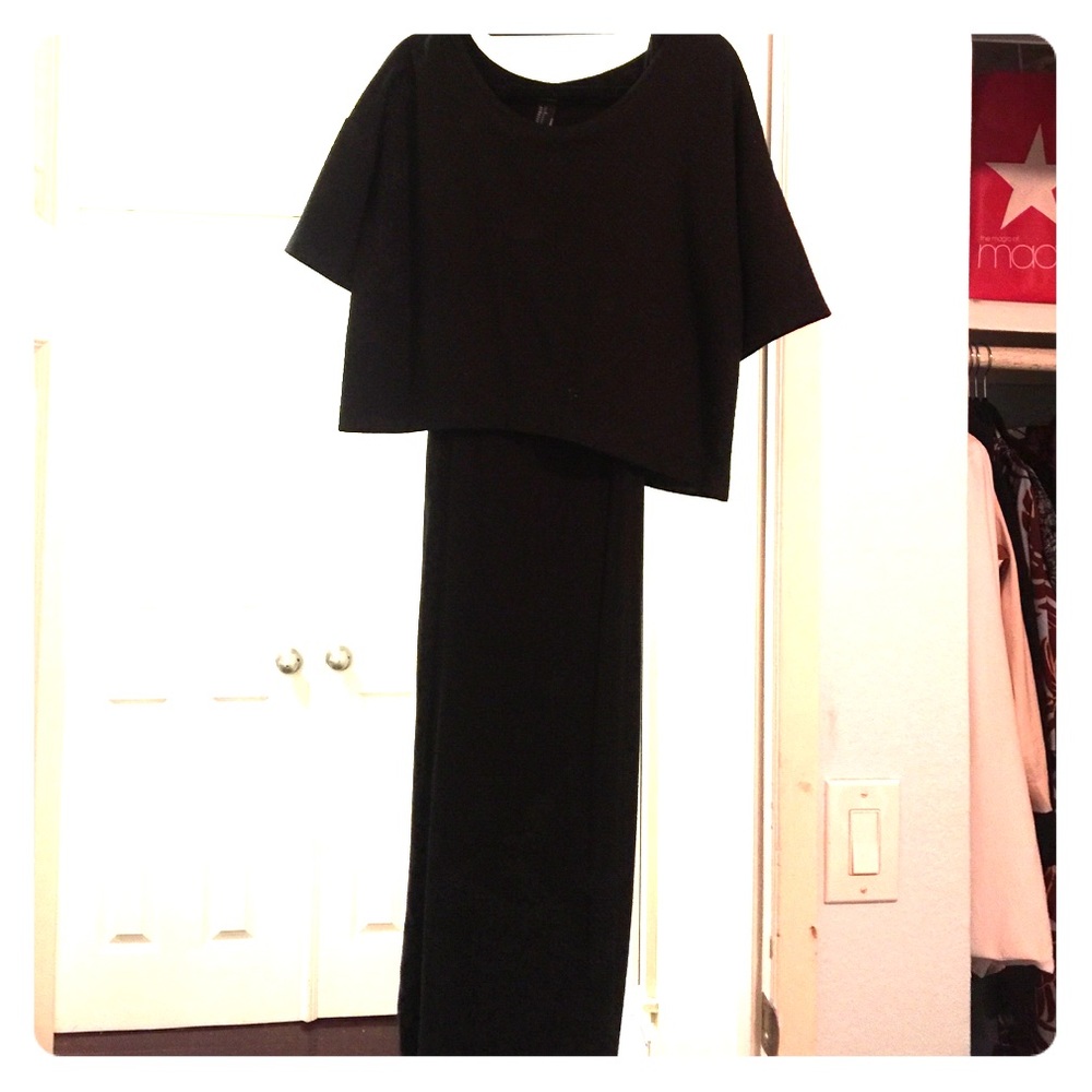 Two piece midi dress