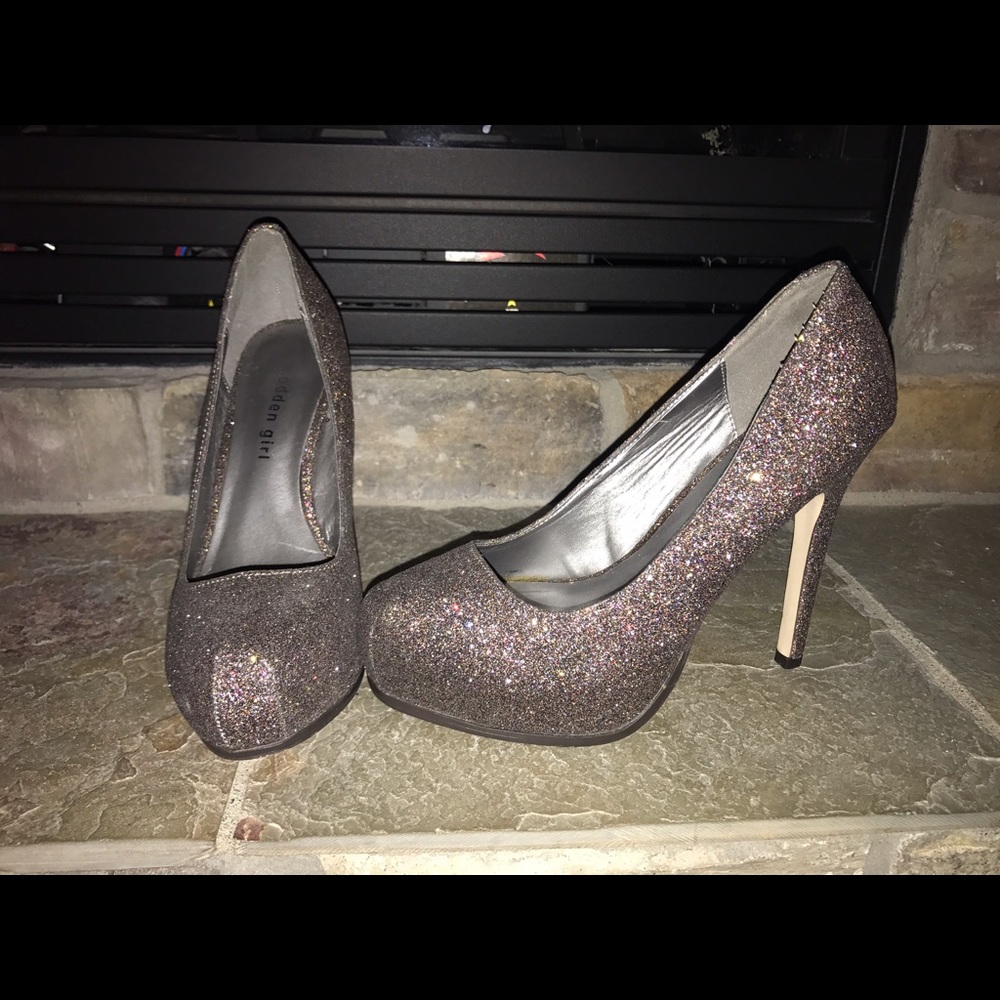 Sparkly madden girl heels