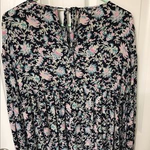 Altar'd State Black Floral Top