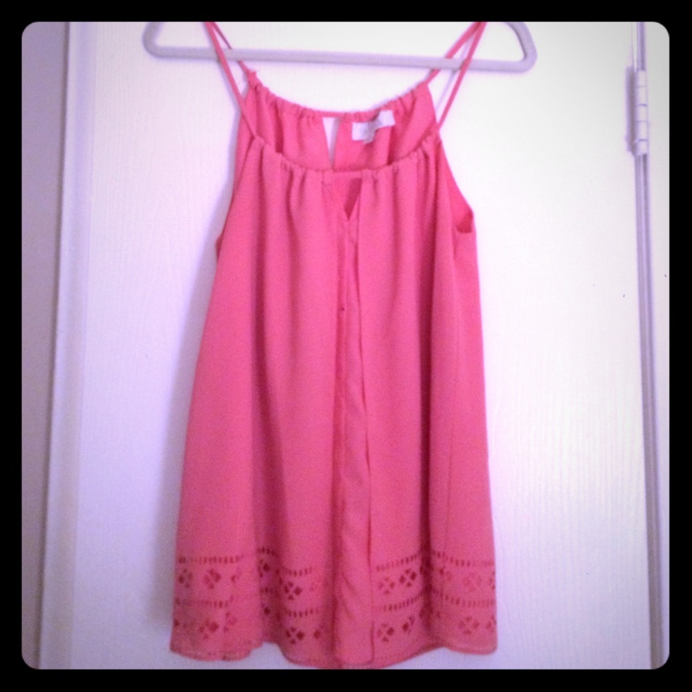 Pink Tank Top Blouse