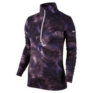 Nike pro warm half zip top