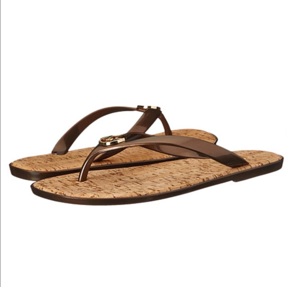 MK Jelly flip flops new