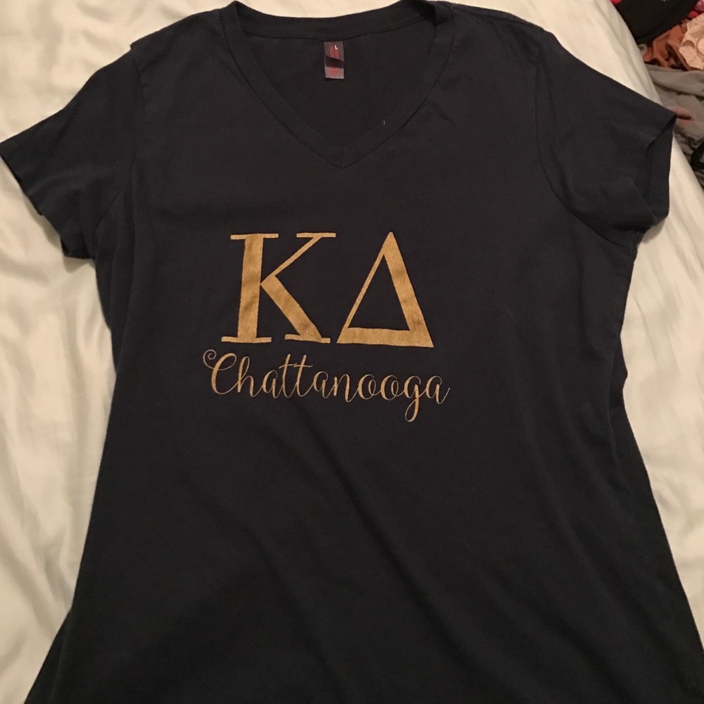 Kappa Delta letter shirt