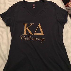 Kappa Delta letter shirt
