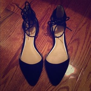 Jessica Simpson lace up pointed toe flats