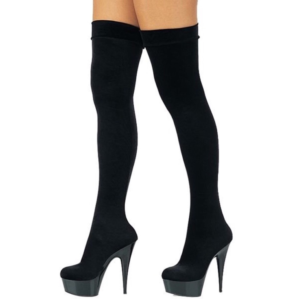 Ellie Lycra Thigh High Boots