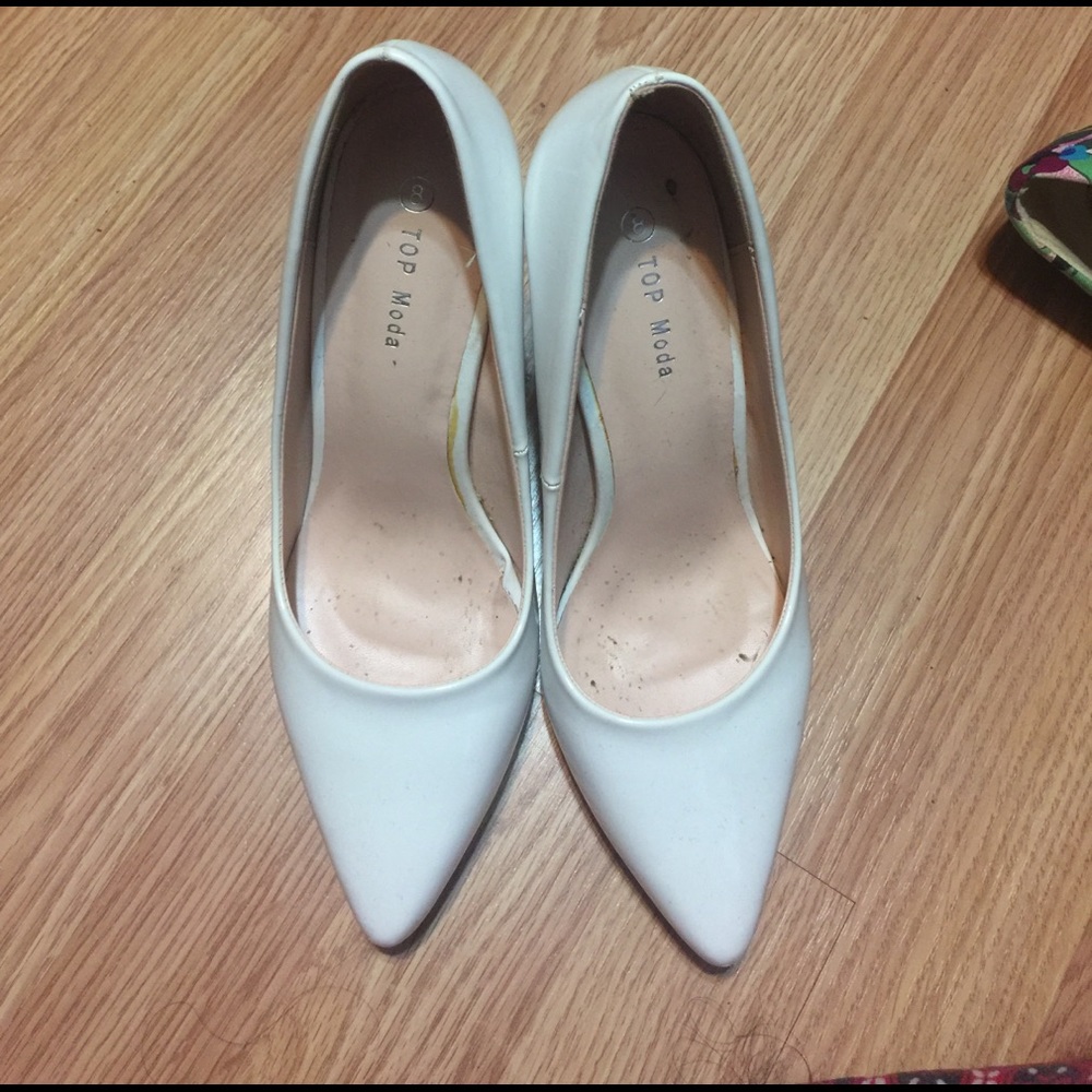 White heels