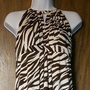 INC Zebra top