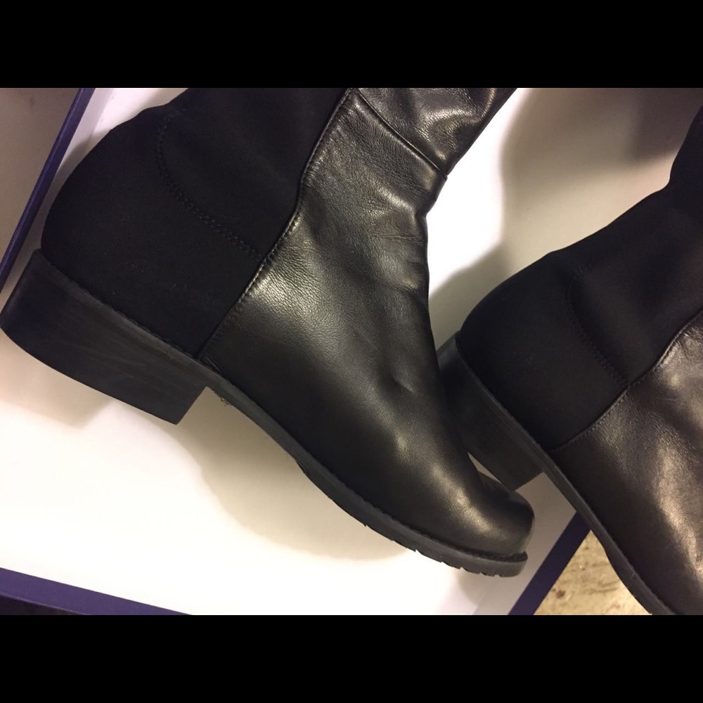 Stuart Weitzman 5050 over the knee leather boots - Picture 6 of 8