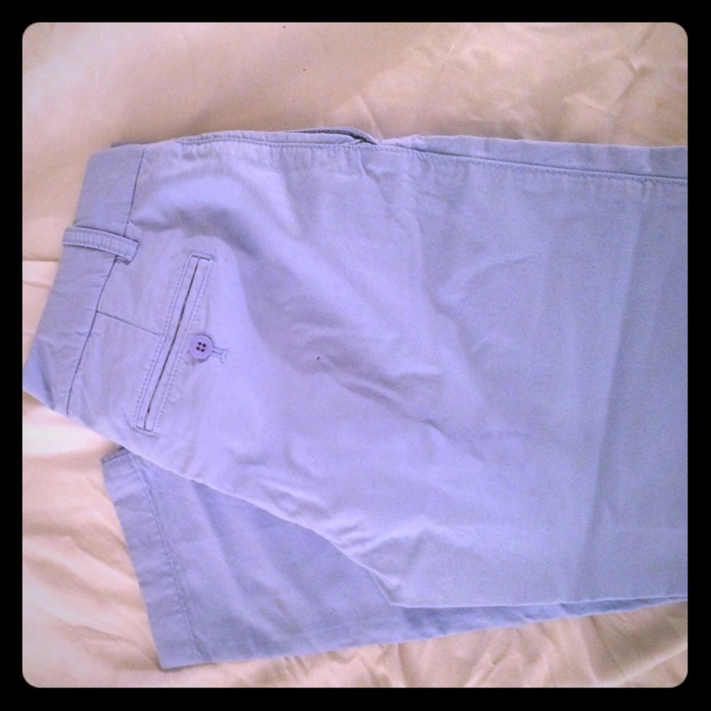 Light Blue Crop Pant