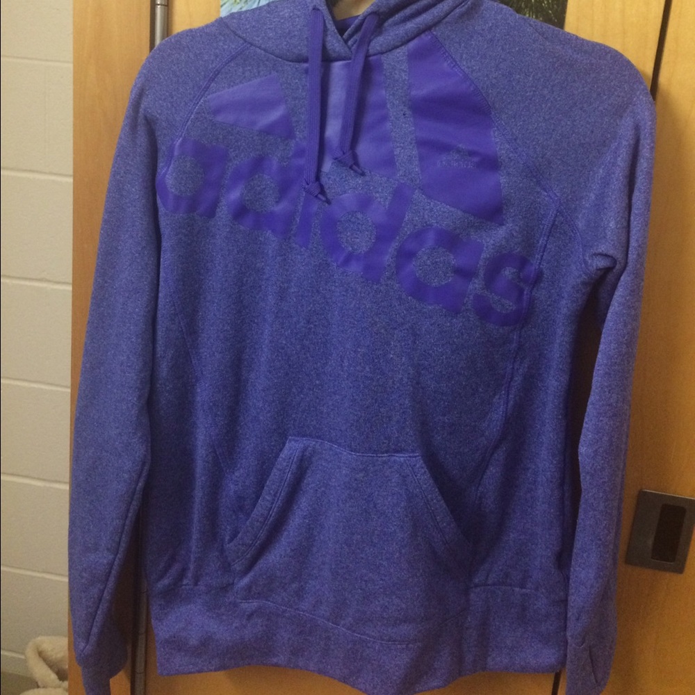 Purple Adidas Hoodie *5 HOUR SALE*