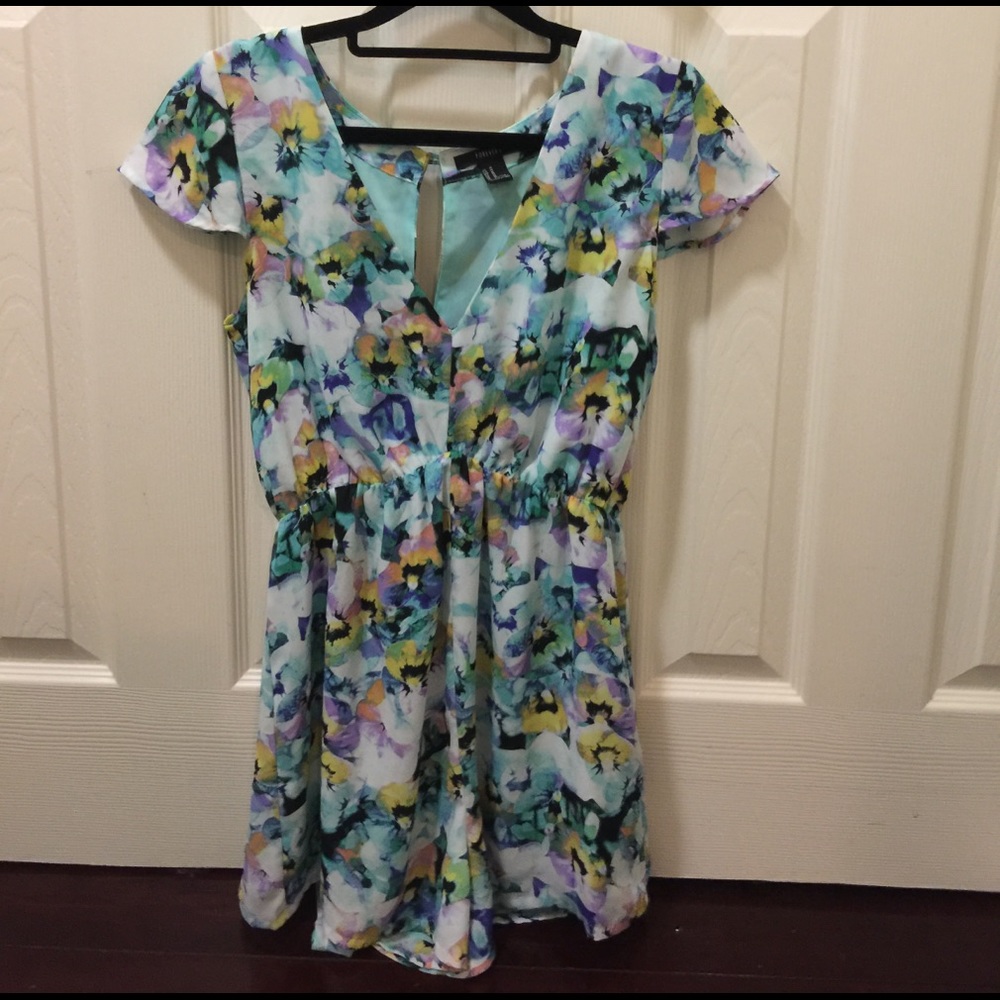 Floral chiffon romper