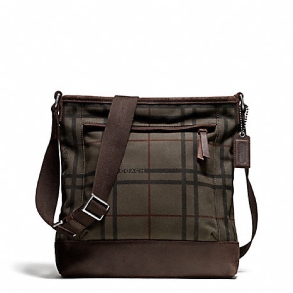 Coach Other - New auth COACH F70935 CANVAS CROSSBODY men bag