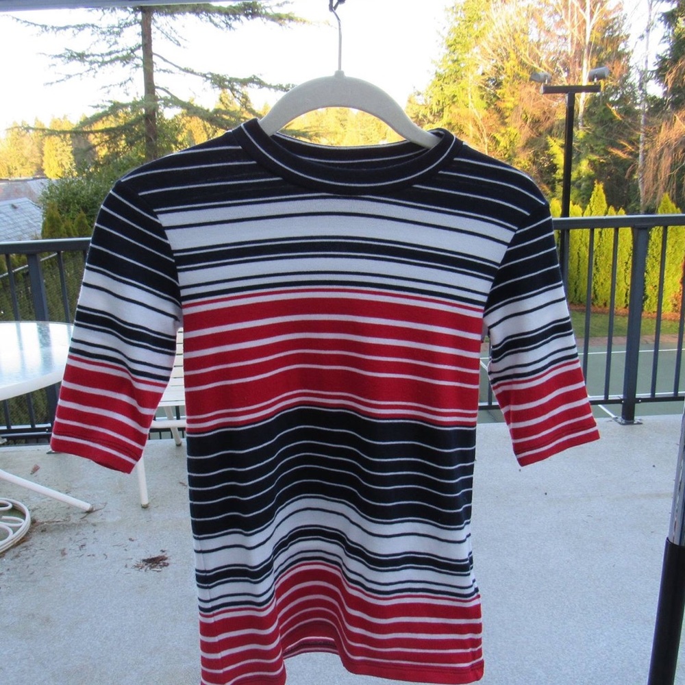Top shop Red white and blue tee