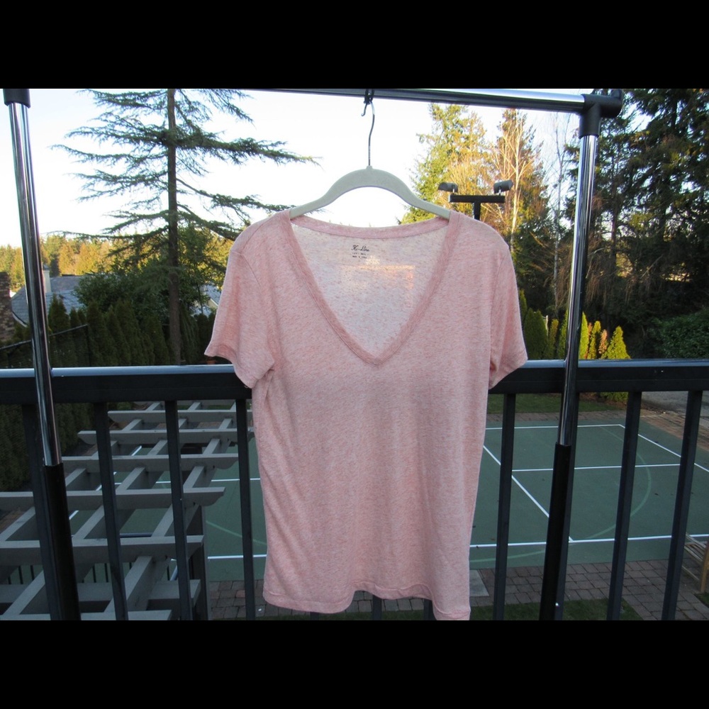 Pink v neck